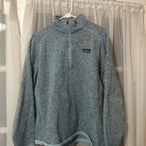 Patagonia W Better Blue Sweater quarter zip